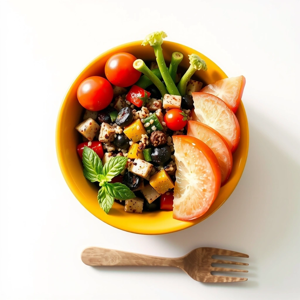 Quinoa Bowl mit frischem Gemüse