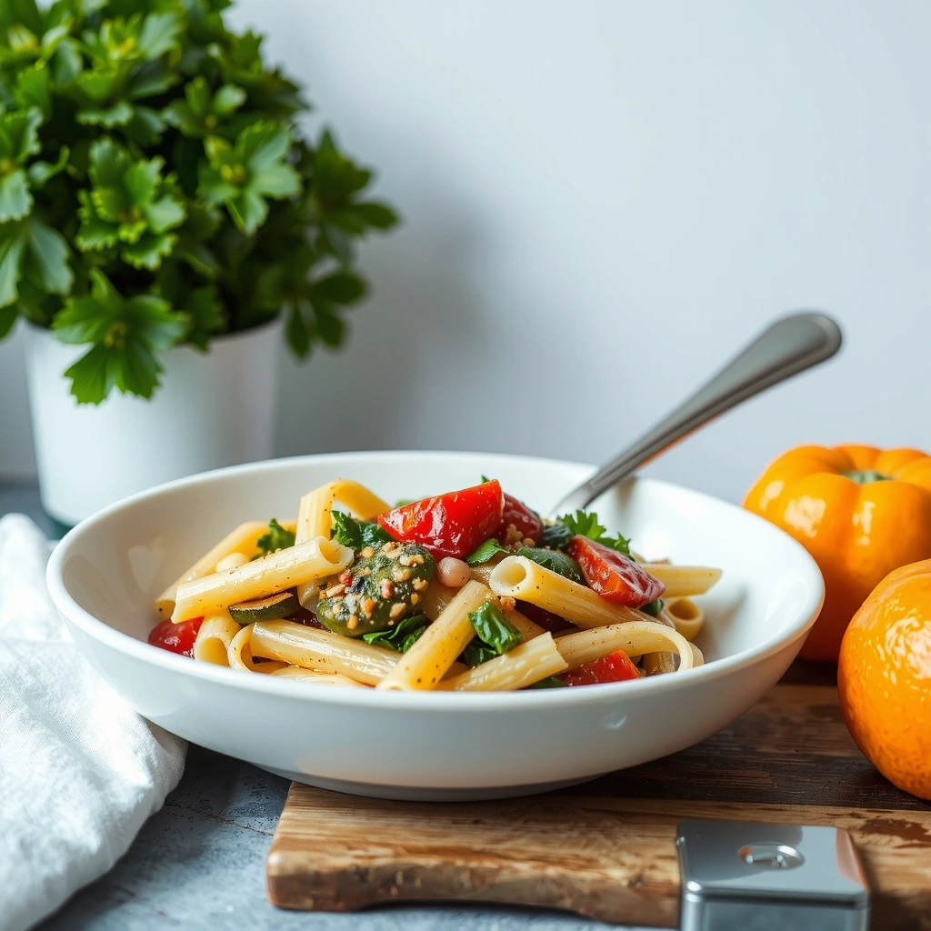 One-Pot Pasta mit Gemüse
